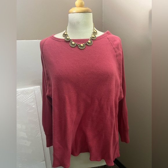 We the Free Small Pink Long Sleeve Top C - Picture 3 of 5